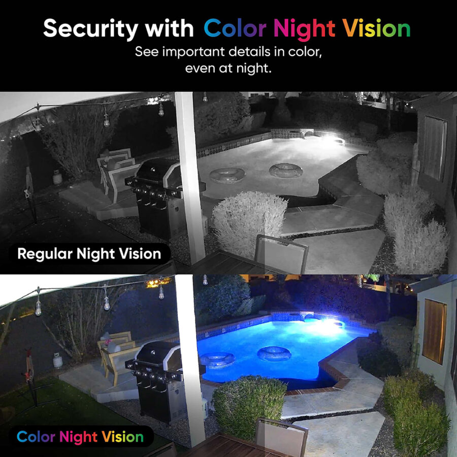 Wyze Cam v4 2.5K Outdoor Wired Security Camera with Night Vision, Spotlight, and Two-Way Audio
