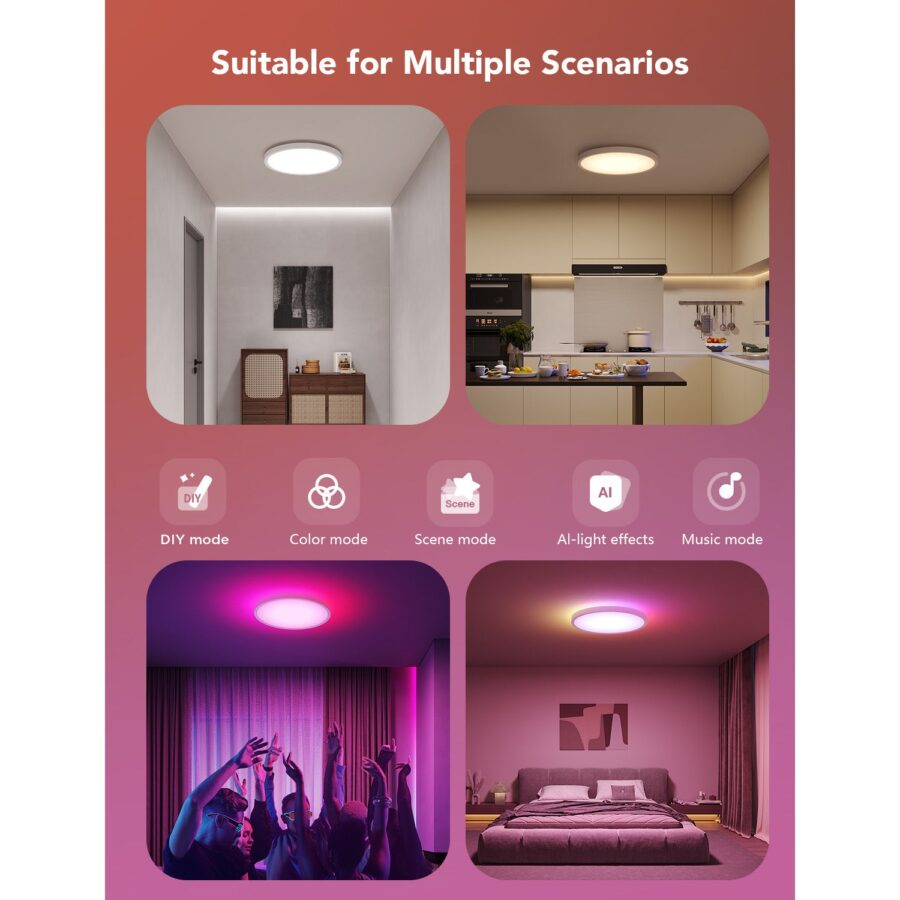 Govee 12-Inch Smart Ceiling Light image 5