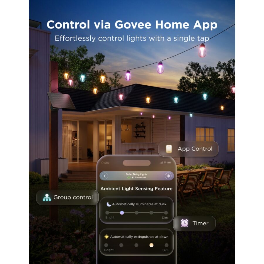 Govee Outdoor Solar String Lights image 6