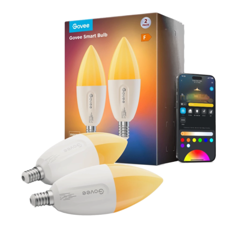 Govee E14 Smart LED Bulb | 2-Pack