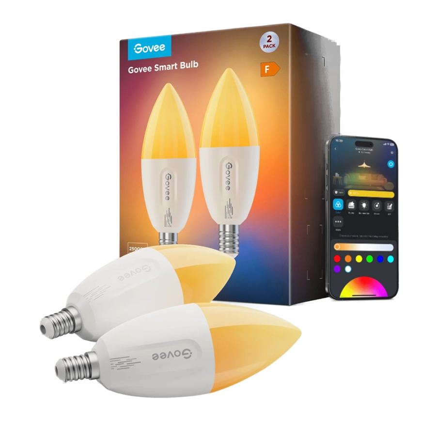 Govee E14 Smart LED Bulb | 2-Pack