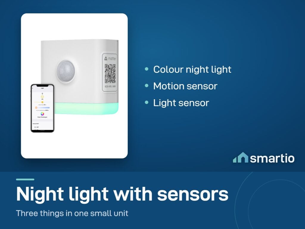 Third Reality Smart Color Night Light with Matter: colour night light, motion sensor and light sensor in one