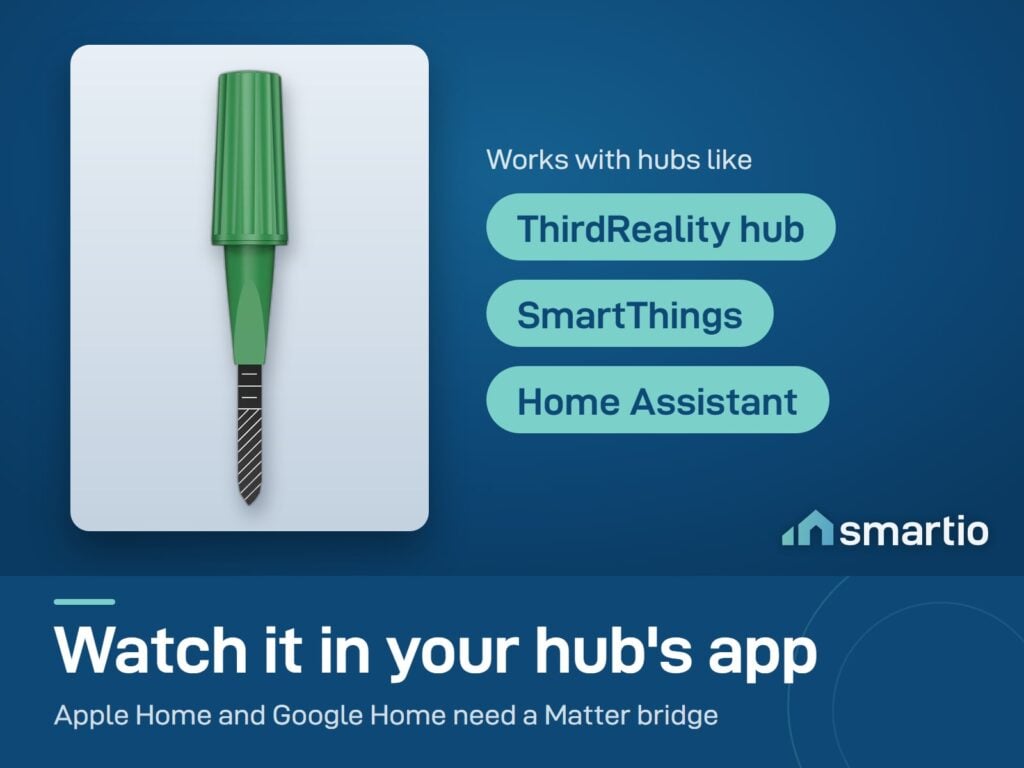 ThirdReality Smart Soil Moisture Sensor Gen2 works with Zigbee hubs such as SmartThings and Home Assistant