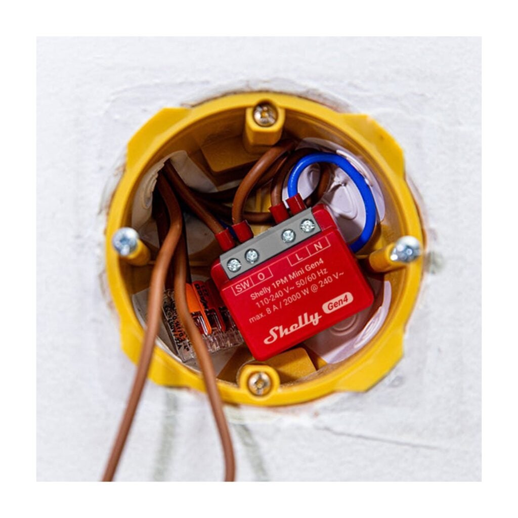 Shelly 1PM Mini Gen4 Wi-Fi Relay Switch with Power Metering