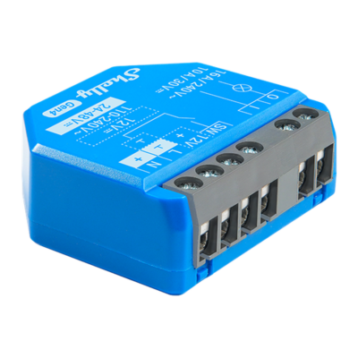 Shelly 1 Gen4 Wi-Fi Relay Switch (Dry Contact) view 1