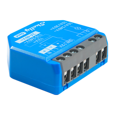 Shelly 1 Gen4 Wi-Fi Relay Switch (Dry Contact)