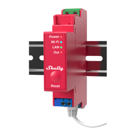 Shelly Pro 1PM DIN Rail Relay with Power Metering