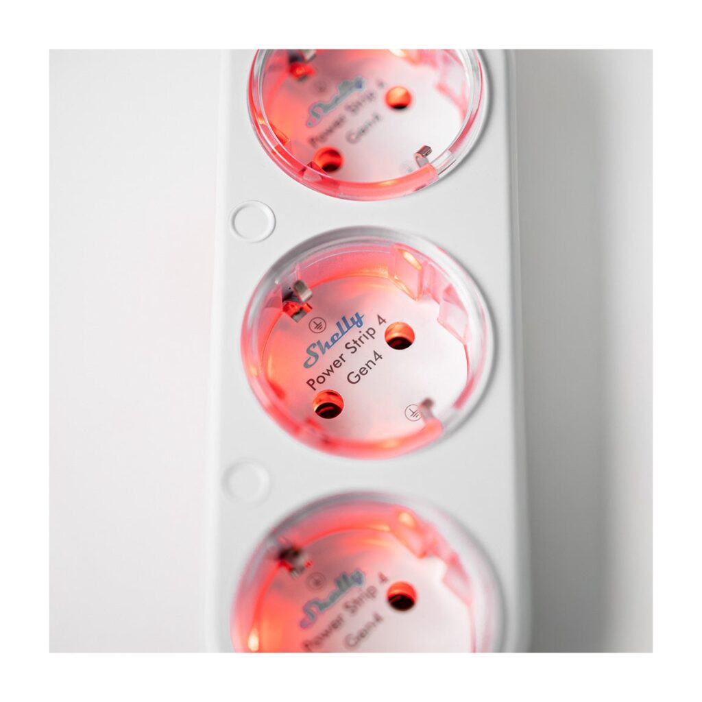 Shelly Power Strip 4 Gen4 (4 Sockets, Power Metering)