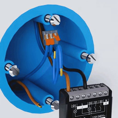 Shelly 2PM Gen4 2-Channel Relay for Roller Shutters & Lights view 2