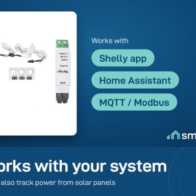 Shelly Pro 3EM works with the Shelly app, Home Assistant, MQTT and Modbus