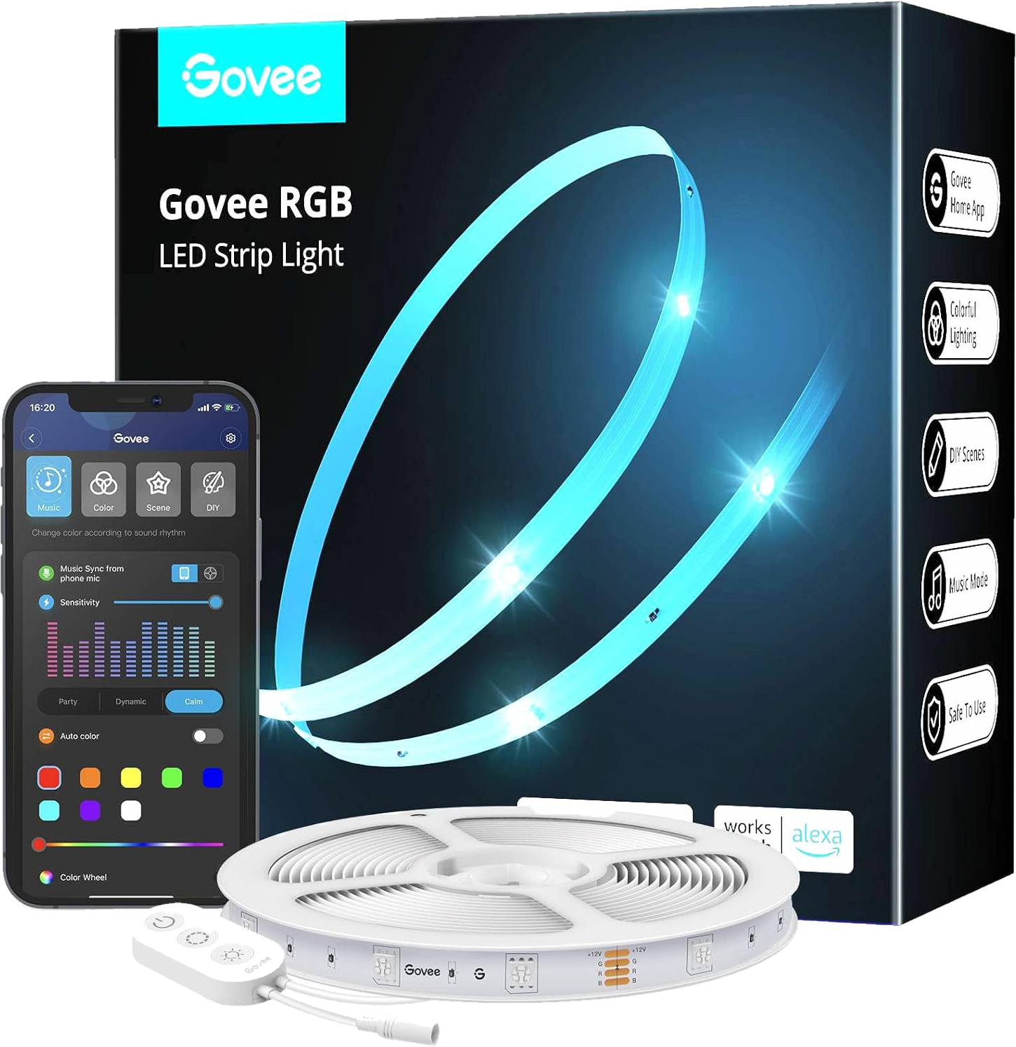 Govee RGB LED Strip Light - 5 meters