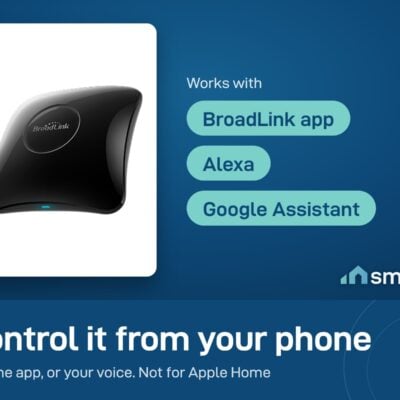 Broadlink RM4 Pro works with the BroadLink app, Alexa and Google Assistant, and does not work with Apple Home