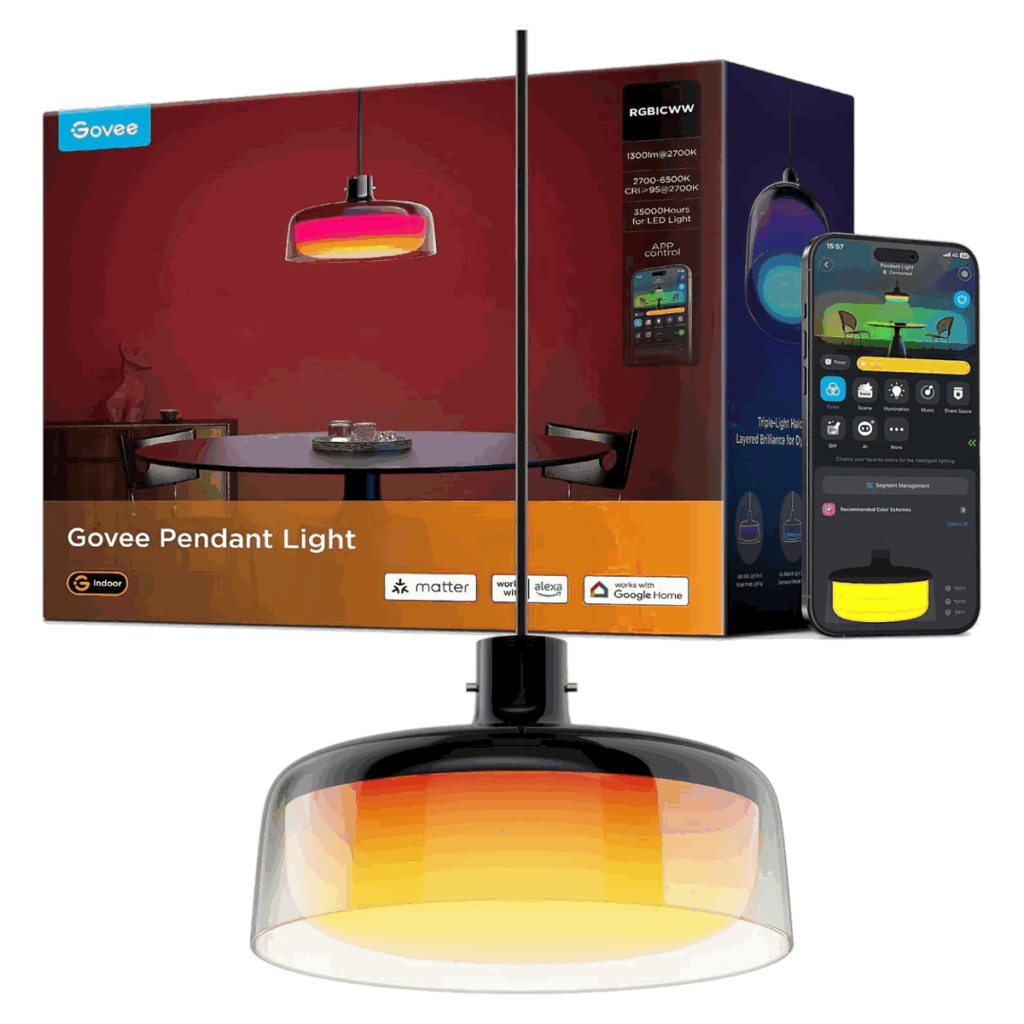 Govee Smart RGBIC Pendant Light view 2