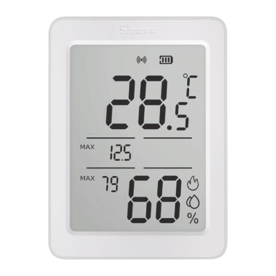 Sonoff AirGuard TH 3.6" LCD Zigbee Temperature & Humidity Sensor | SNZB-02DR2