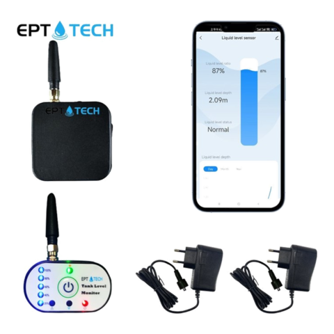 EPT-TECH WiFi Tank Level Monitor with Wall Display