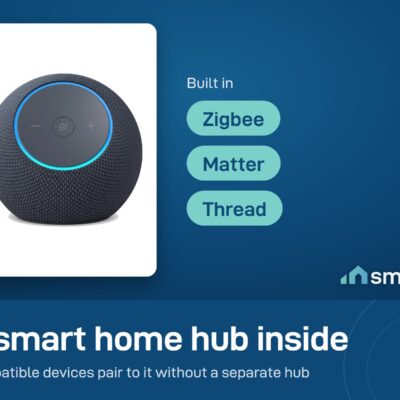 Amazon Echo Dot Max has a built-in smart home hub for Zigbee, Matter and Thread devices