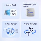 Sonoff ZigBee LCD Temperature Humidity Sensor SNZB-02D view 3