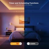 Govee H600D GU10 Smart Bulb wake-up and sleep schedule timer