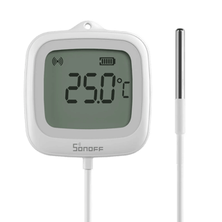 Sonoff IP65 Zigbee LCD Thermometer with Probe | SNZB-02LD