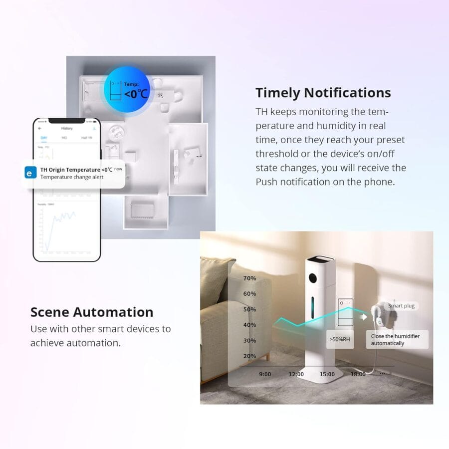 Sonoff TH Origin Temperature and Humidity Monitoring Switch 16A view 7