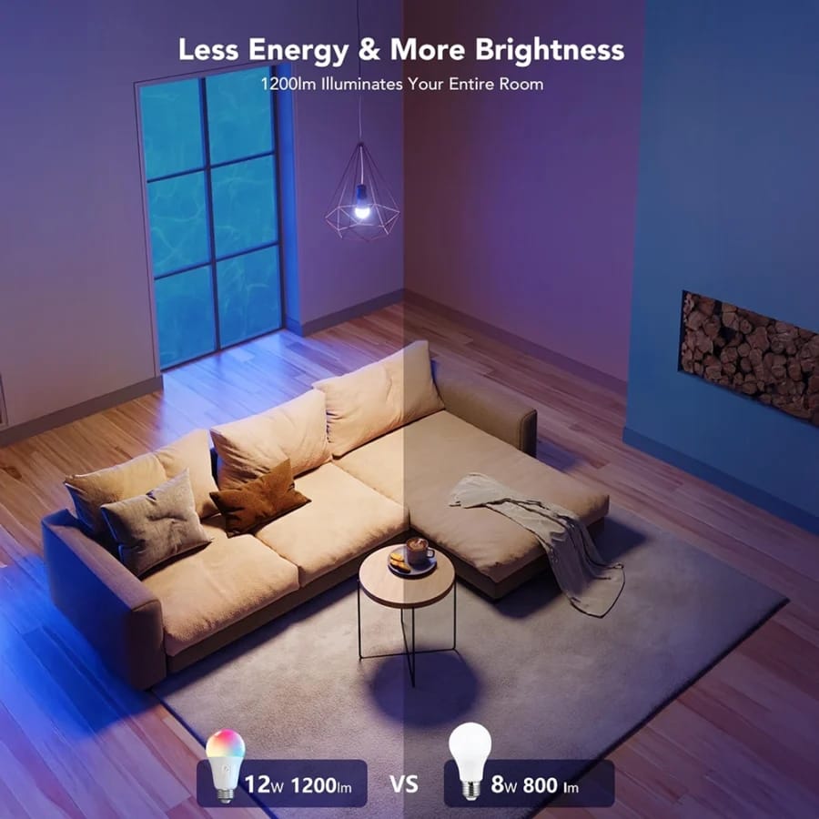 Govee H6004 Smart LED Bulb 1200-lumen brightness output