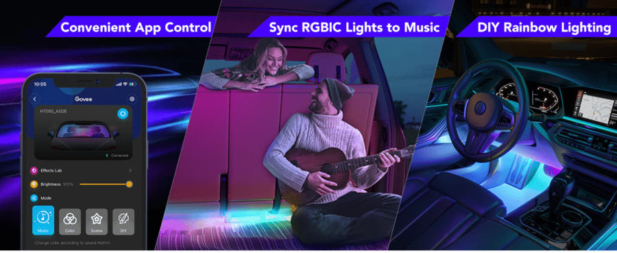 Govee Car Interior LED Strip Lights