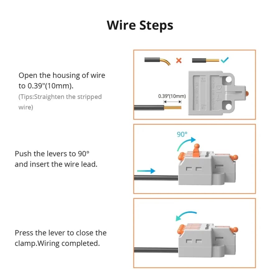 Sonoff Quick Wire Connectors view 4