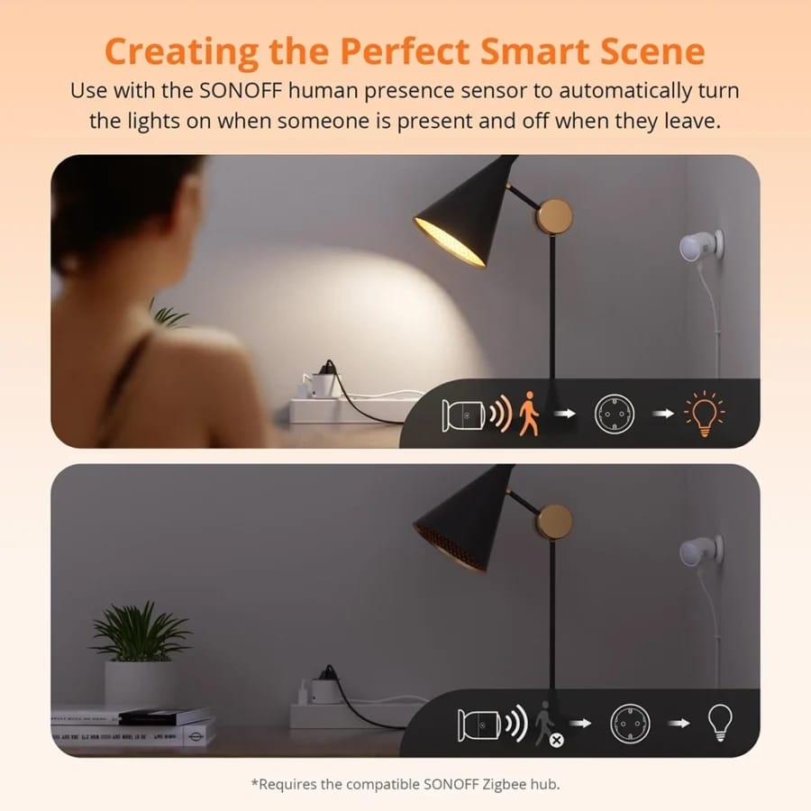 Sonoff S60ZB Zigbee Smart Plug - Energy Monitoring view 5